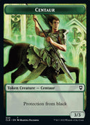 Horror // Centauro Ficha de dos caras [Commander Legends: Battle for Baldur's Gate Tokens]