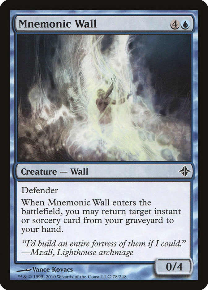 Mur mnémonique [Avènement des Planeswalkers]