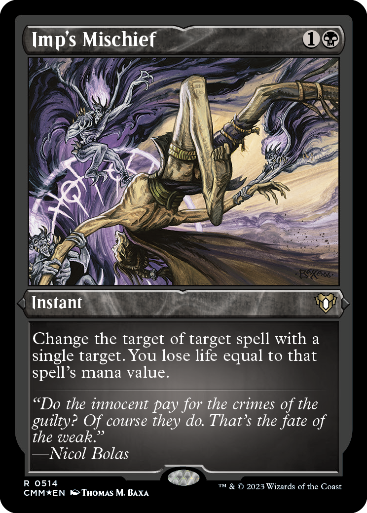 Malice de l'espiègle (Gravure à l'acide) [Commander Masters]
