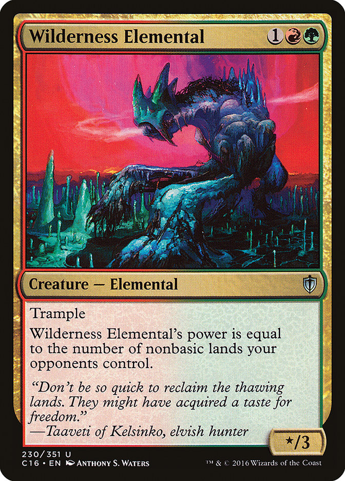 Élémental sauvage [Commander 2016]