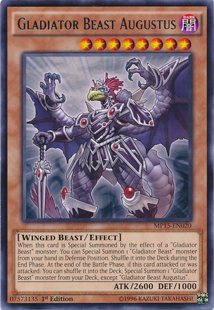 Bête Gladiateur Augustus [MP15-FR020] Rare