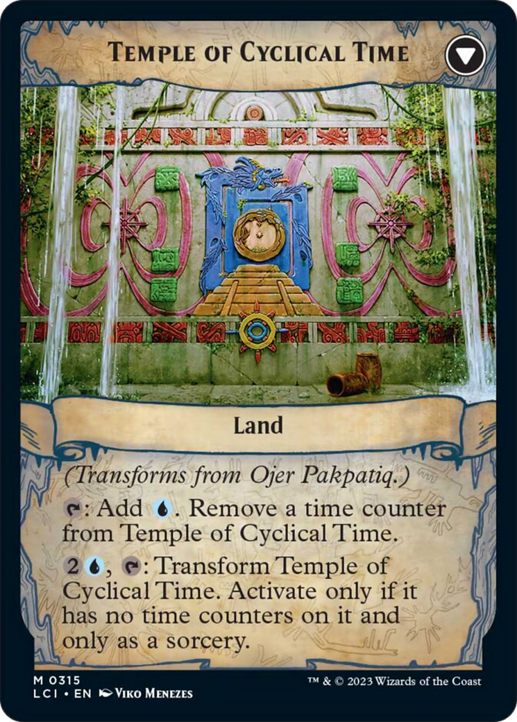 Ojer Pakpatiq, l'Ère la plus profonde // Temple du Temps cyclique (Présentation) [Les Cavernes Oubliées d'Ixalan]