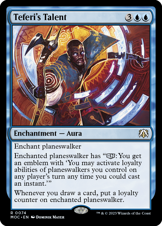 El talento de Teferi [Magic: The Gathering – March of the Machine Commander]