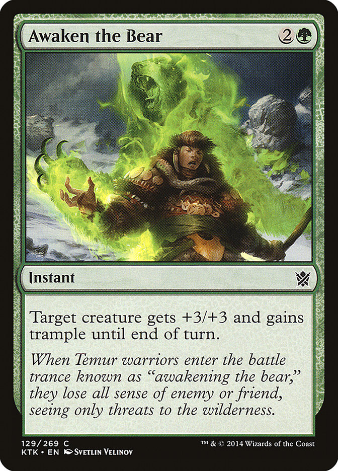Éveiller l'ours [Khans de Tarkir]