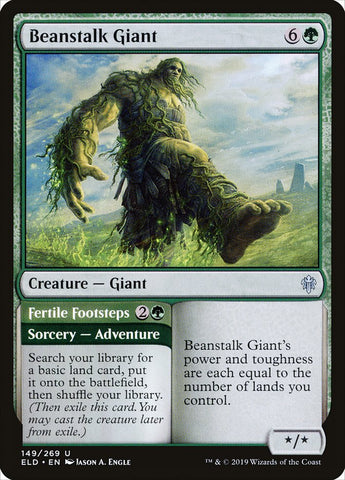 Gigante del tallo de habichuela // Pisadas fértiles [Trono de Eldraine]
