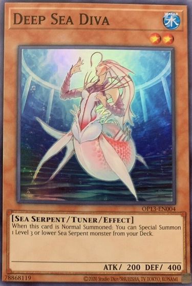 Diva del Océano Profundo [OP13-EN004] Súper Rara