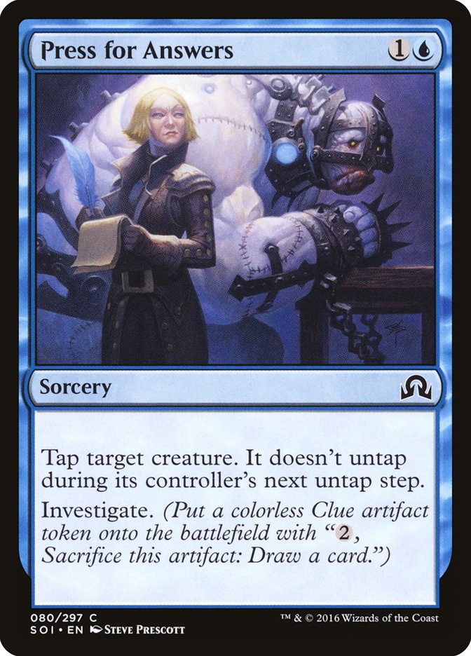 Questions en suspens [Ténèbres sur Innistrad]