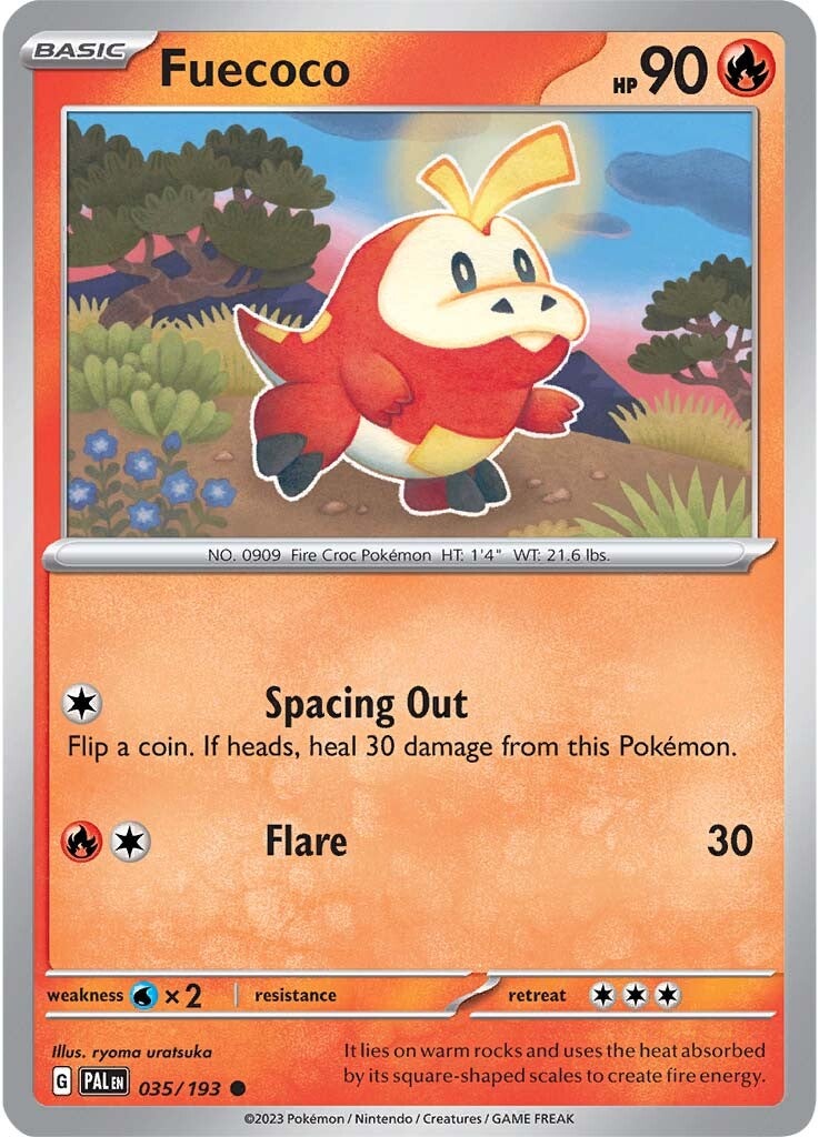 Fuecoco (035/193) [Escarlata y Púrpura: Evolución en Paldea]