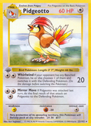 Pidgeotto (22/102) (sin sombra) [1ª edición de Set Básico]