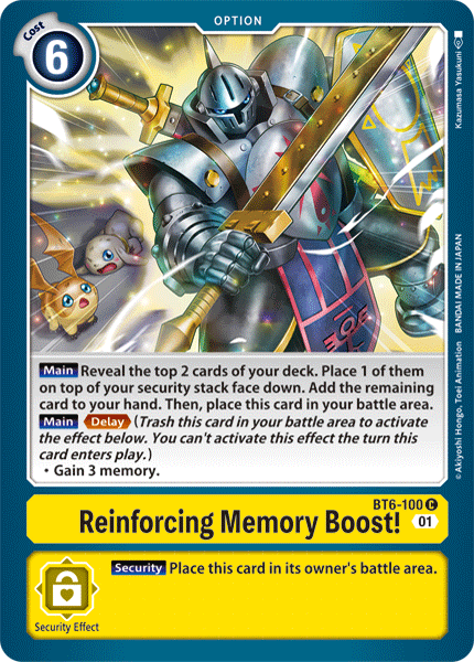 ¡Refuerzo de memoria potenciado! [BT6-100] [Doble Diamante]