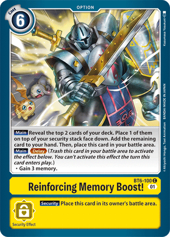 ¡Refuerzo de memoria potenciado! [BT6-100] [Doble Diamante]
