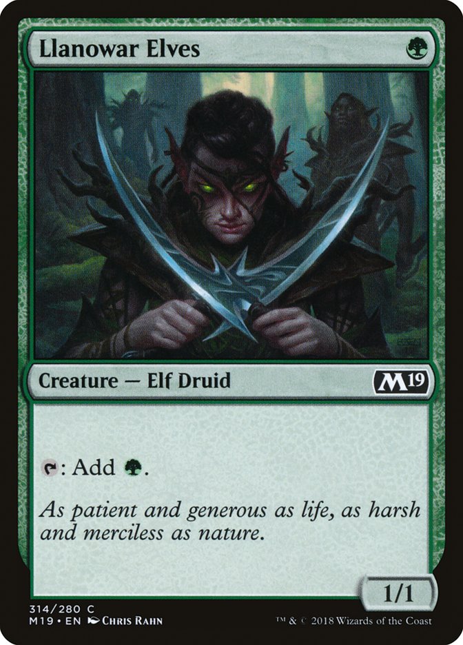 Élèves de Llanowar [Édition de base 2019]