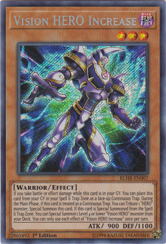 Aumento del Héroe Visión [BLHR-EN007] Secreta Rara