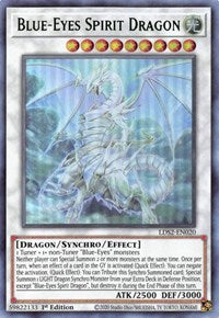 Dragon Esprit aux Yeux Bleus (Vert) [LDS2-EN020] Ultra Rare
