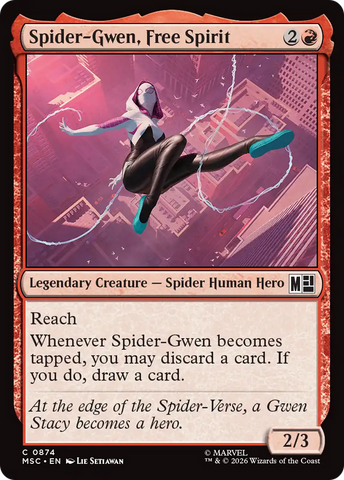 Spider-Gwen, Espíritu Libre [Marvel Super Heroes Commander]