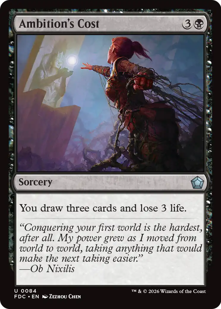 Ambition's Cost [Foundations Commander]