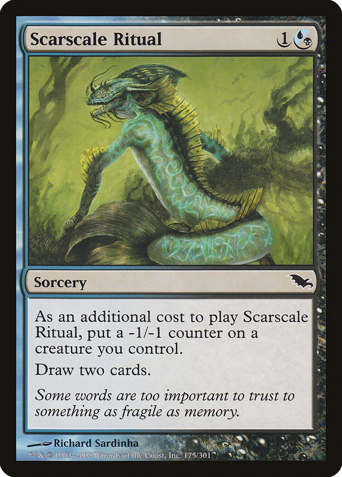 Rituel écaille-cicatrice [Shadowmoor]