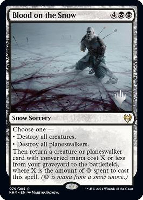Du Sang sur la Neige (Pack promo) [Promos Kaldheim]