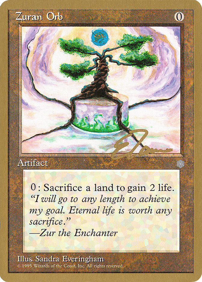 Orbe de Zuran (Eric Tam) [Pro Tour Collector Set]
