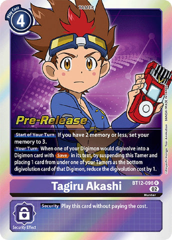 Tagiru Akashi [BT12-096] [Cartas de Pre-Lanzamiento Across Time]