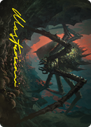 Shelob, enfant d'Ungoliant Art Card (signature dorée) [Le Seigneur des Anneaux : Contes de la Terre du Milieu - Série d'illustrations]