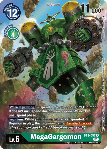 MegaGargomon [BT3-057] (Topper de Caja 1er Aniversario) [Cartas Promocionales]