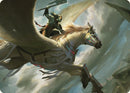 Carte artistique Cavalier du ciel fendant [Série artistique Dominaria uni]
