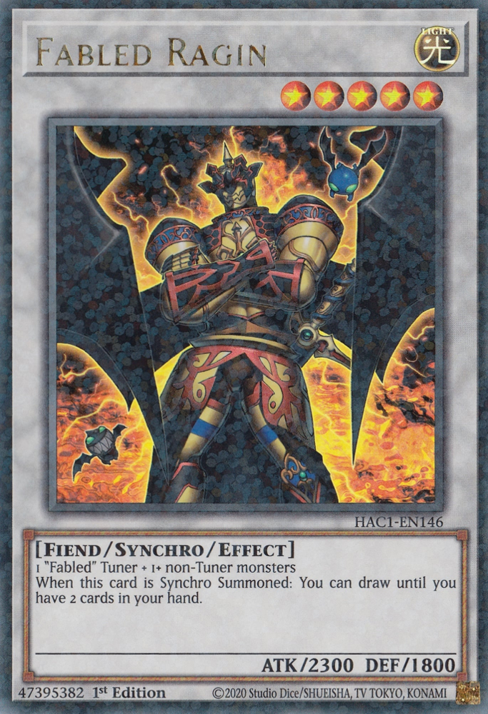 Farfadet Ragin (Terminal du Duelliste) [HAC1-FR146] Rare Parallèle