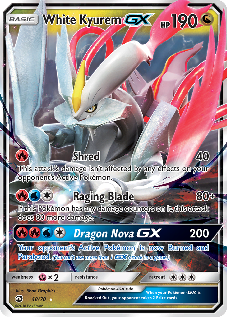 Kyurem Blanc-GX (48/70) [Soleil et Lune : Majesté des Dragons]