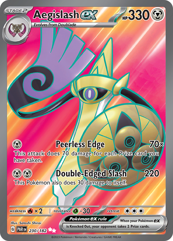 Aegislash ex (230/182) [Écarlate et Violet : Faille Paradoxe]