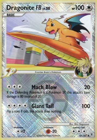 Dragonite FB Nv. 50 (56/147) (Liga Promo) [Platino: Vencedores Supremos]