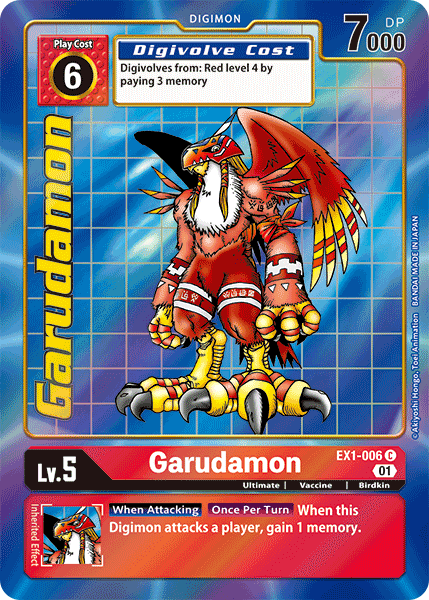 Garudamon [EX1-006] (Arte Alternativo) [Colección Clásica]