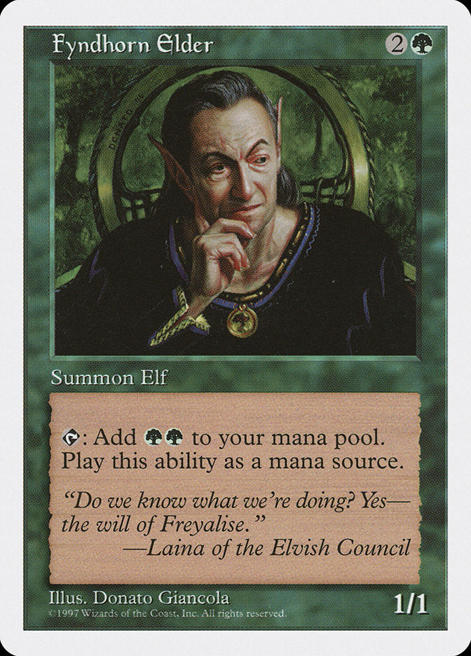Ancien de Fyndhorn [Cinquième édition]
