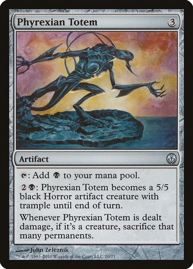 Totem phyrexian [Duel Decks: Phyrexia vs. the Coalition]
