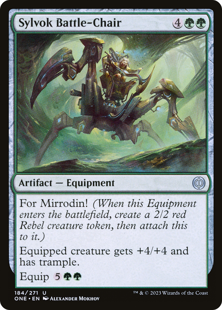Fauteuil de combat sylvok [Phyrexia : Tout unifié]