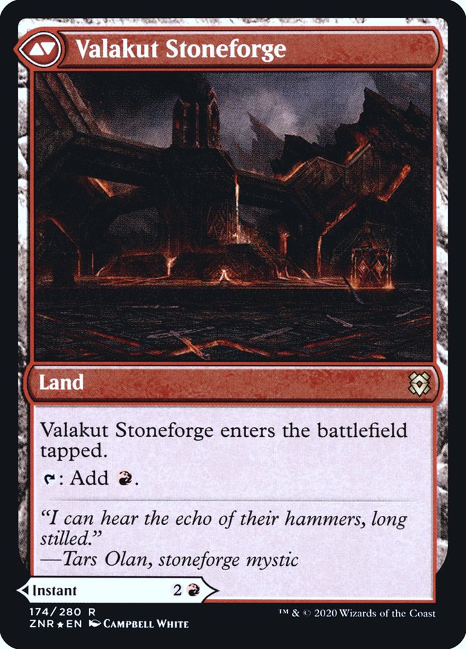 Despertar de Valakut // Forjatinte de Valakut [Zendikar Rising Promos de Prelanzamiento]