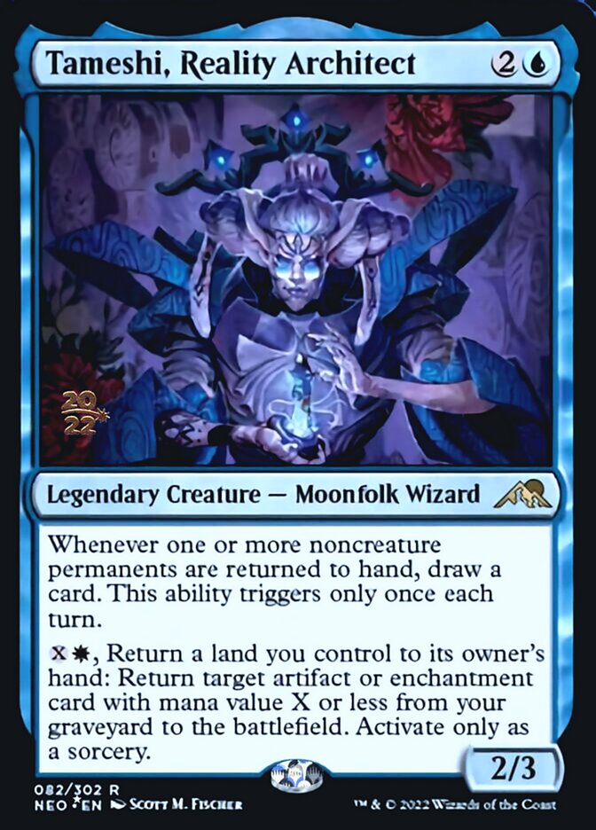 Tameshi, architecte de la Réalité [Kamigawa: Neon Dynasty Prerelease Promos]
