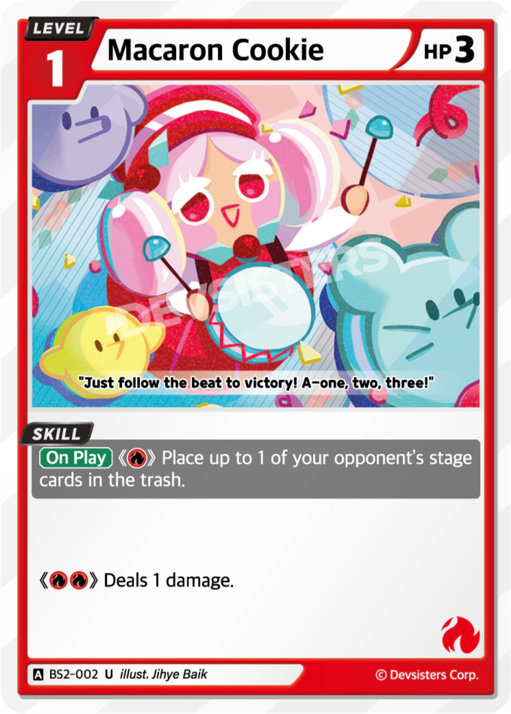Image for Macaron Cookie (BS2-002) (BS2) - CookieRun: Braverse TCG