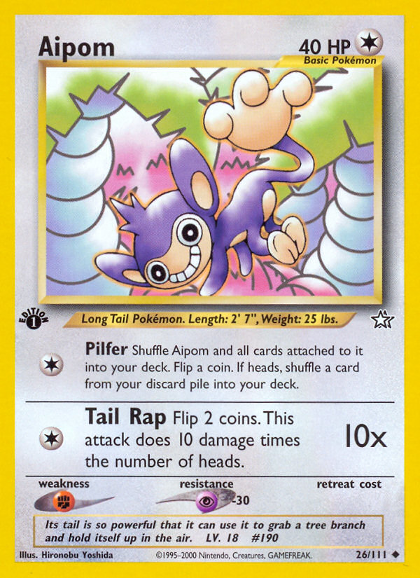 Aipom (26/111) [Neo Genesis 1ª Edición]