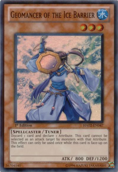 Géomancien de la Barrière de Glace [HA02-FR047] Super Rare