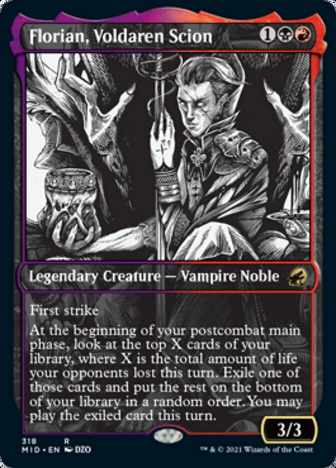 Florian, rejeton de Voldaren (Vitrine Nuit éternelle) [Innistrad : Chasse de Minuit]