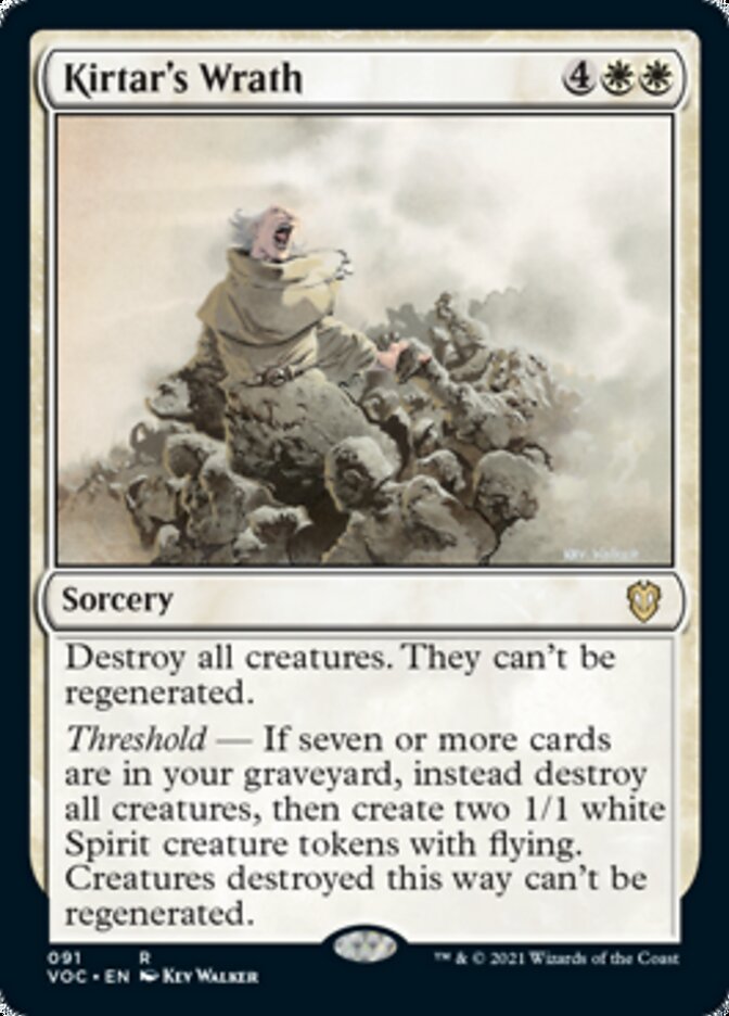 La fureur de Kirtar [Innistrad: Commander Chasse de minuit]