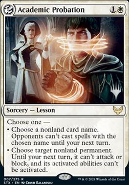 Sursis académique (Lot promo) [Strixhaven : l'Académie des Mages – Promos]