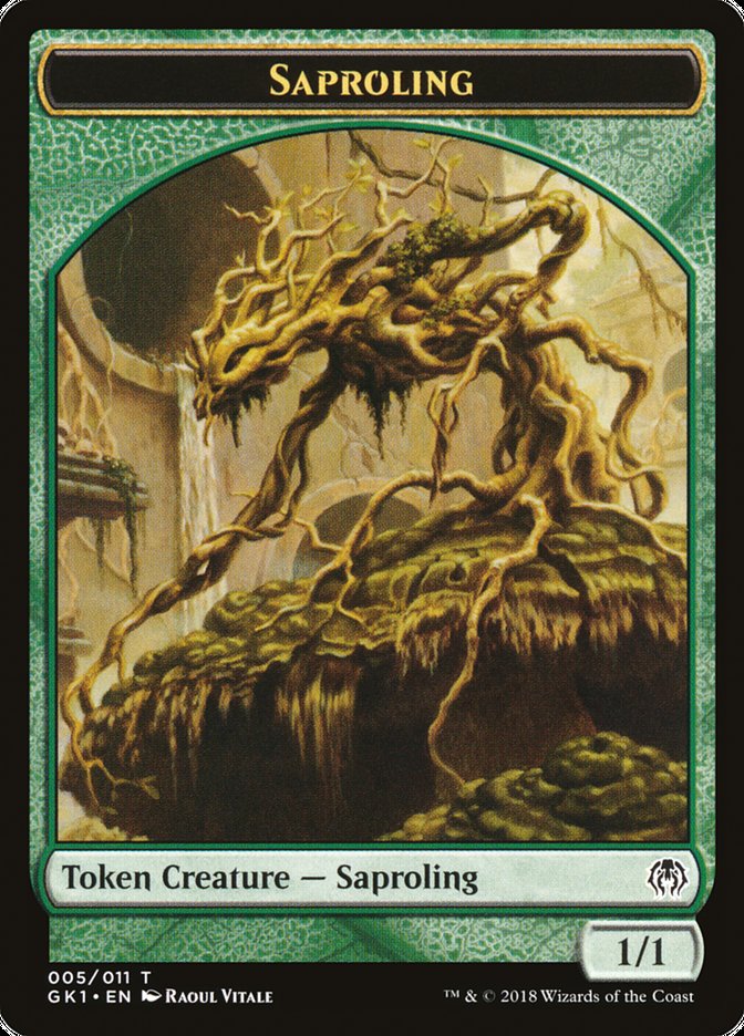 Jetons recto-verso Saprobionte // Insecte [Jetons des kits de guilde de Guildes de Ravnica]