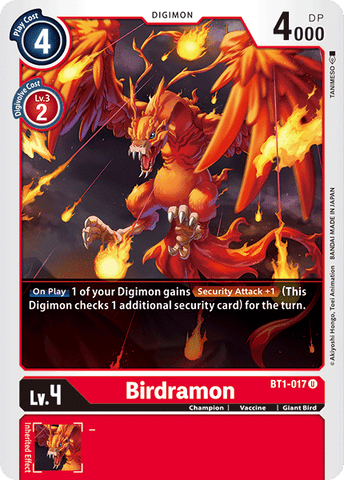 Birdramon [BT1-017] [Lanzamiento Especial Booster Ver.1.0]