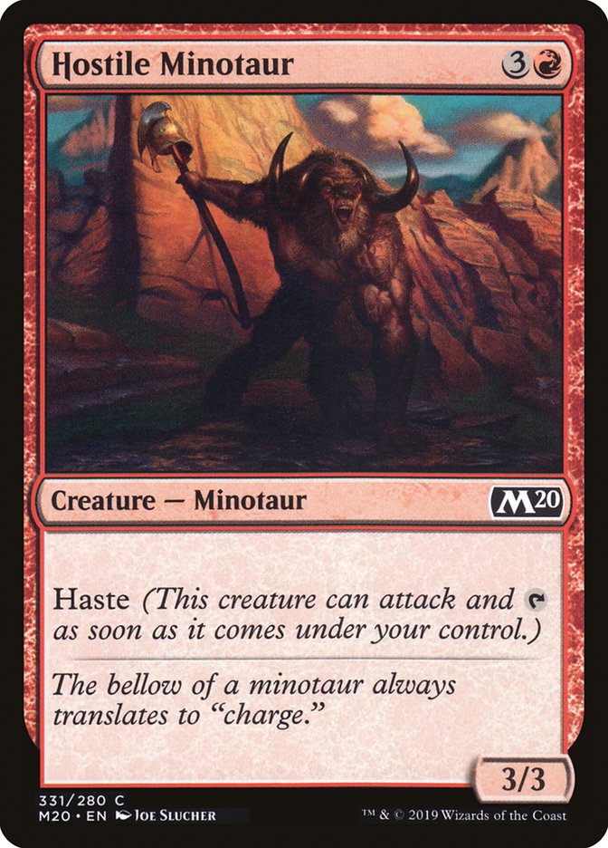 Minotaure hostile [Édition de base 2020]