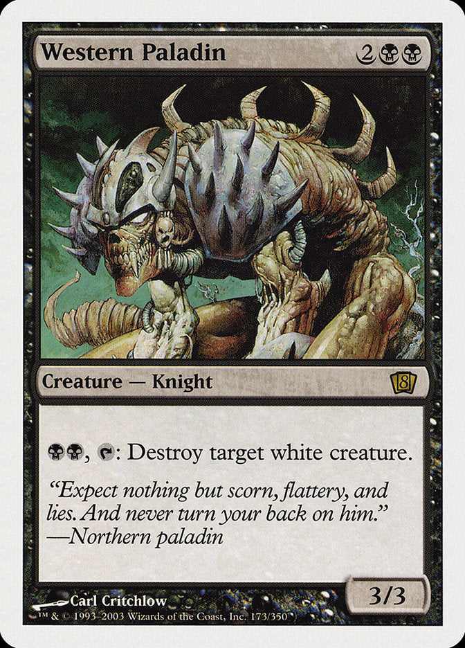 Paladin occidental [Huitième édition]