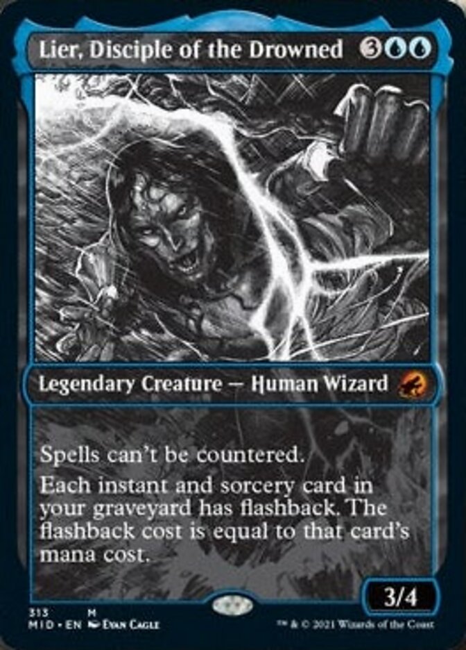 Lier, disciple des noyés (Présentation Nuit éternelle) [Innistrad : Chasse de minuit]