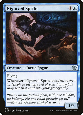 Sprite de Velo Nocturno [Commander de Zendikar Rising]