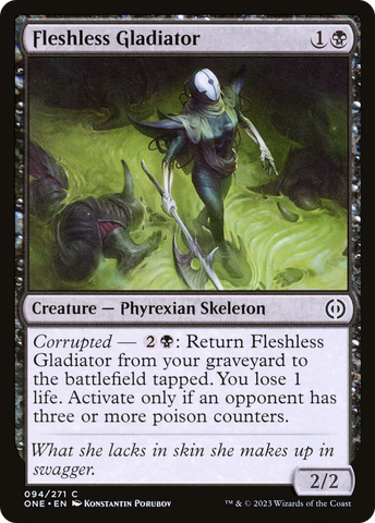 Gladiador descarnado [Phyrexia: All Will Be One]
